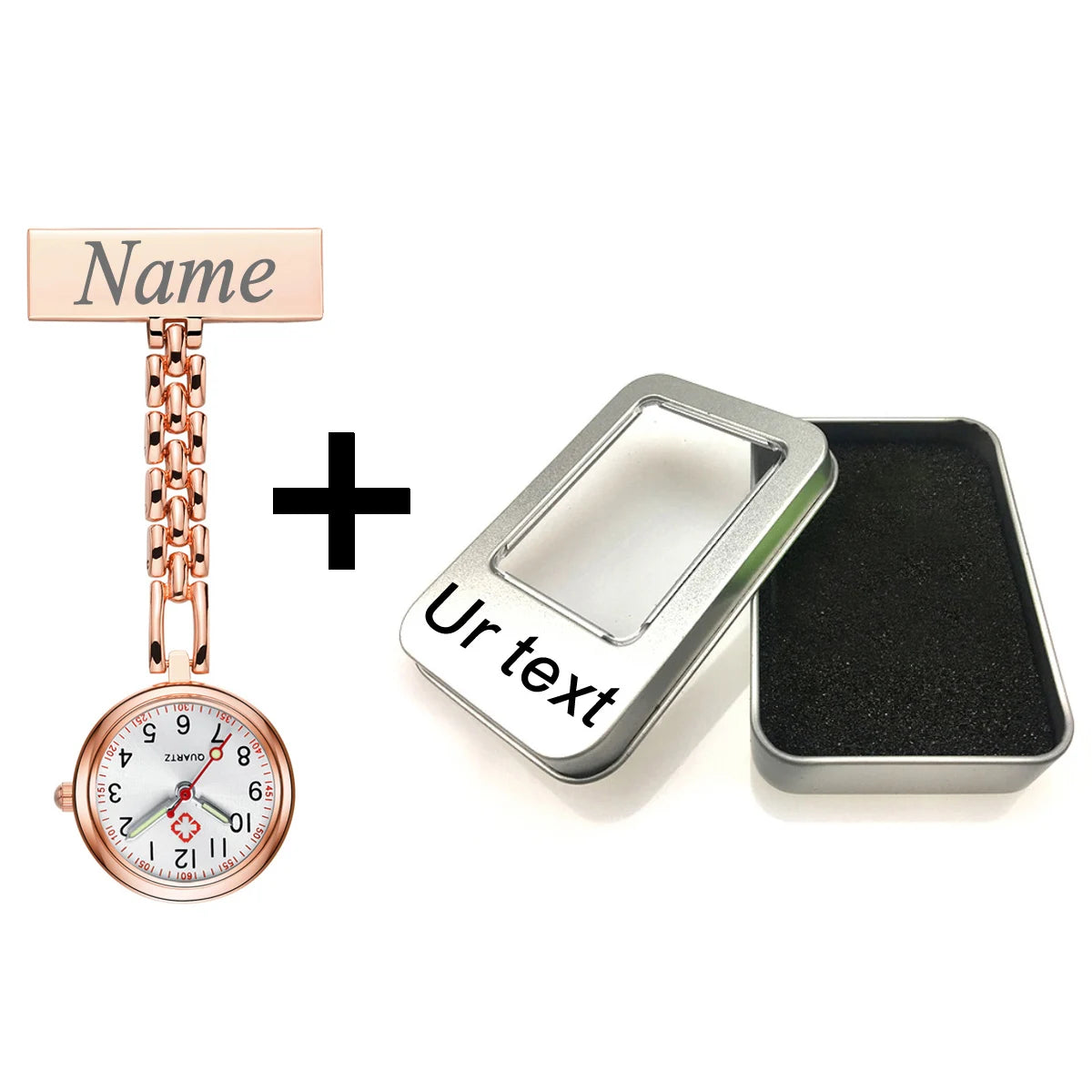 Rose Imperial – Rose Gold Clip-On Pocket Watch