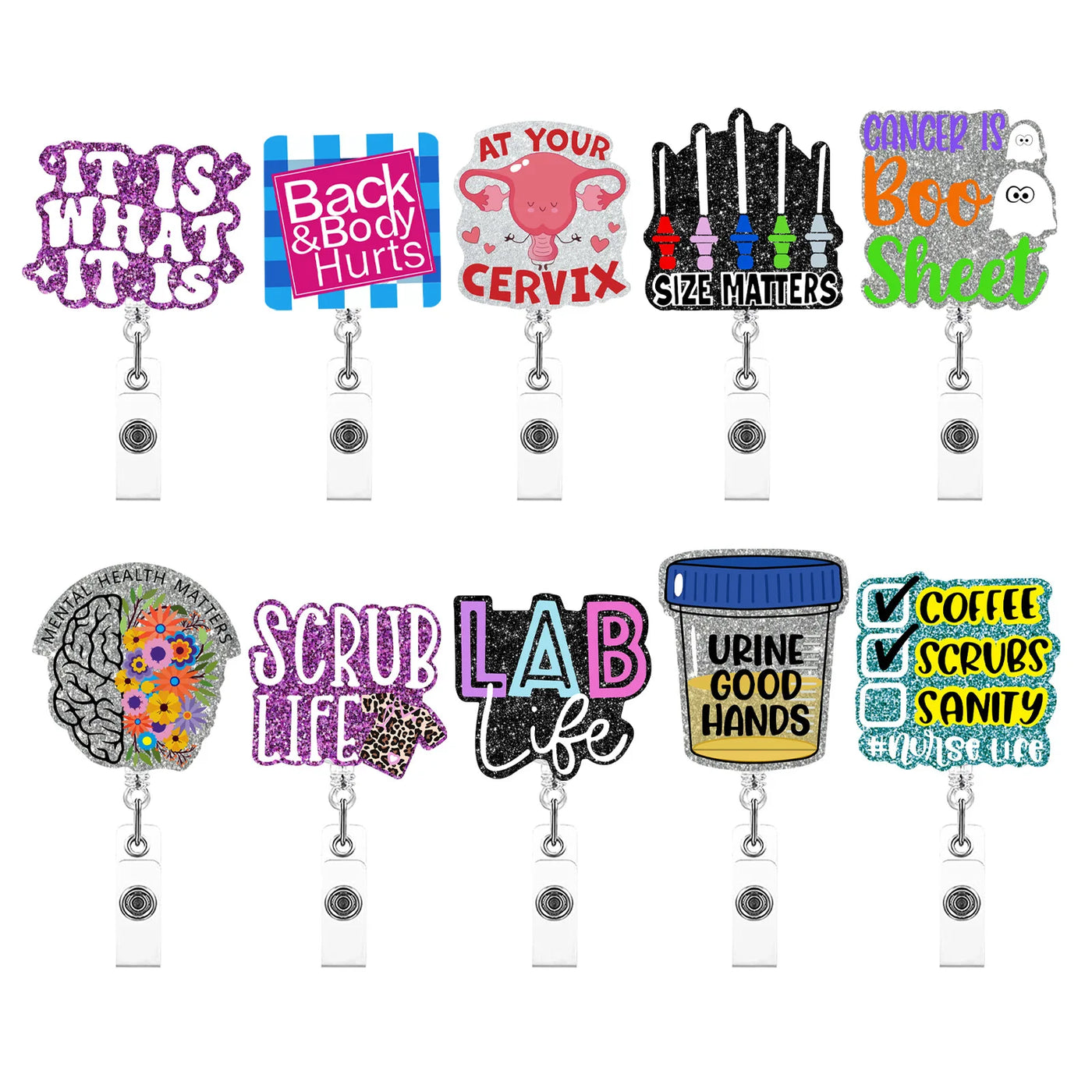 GlitterMed Badge Reel